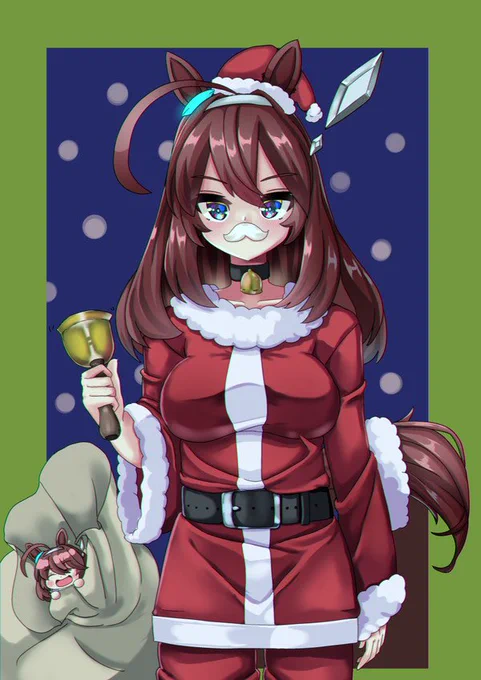クリスマス当日なのでブルボンサンタさん再掲
#ウマ娘プリティーダービー 
#ウマ娘 