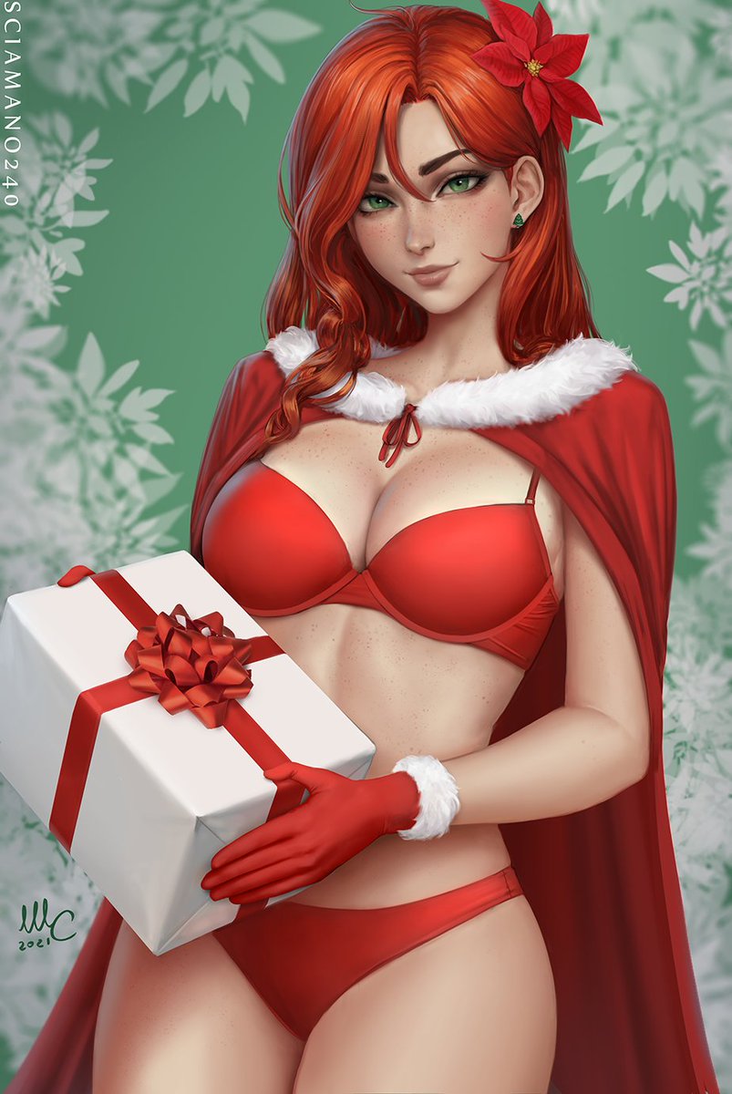 Almost forgot to post the tattooless version as well. I think she looks better like this. Merry Christmas!🎄