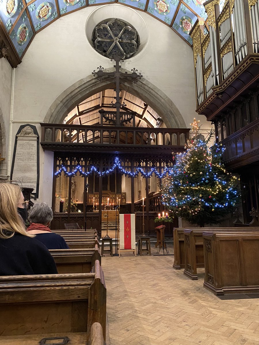 A beautiful Midnight Mass <a href="/stmaryspetworth/">St Mary's Petworth</a>; thank you Fr. Mark