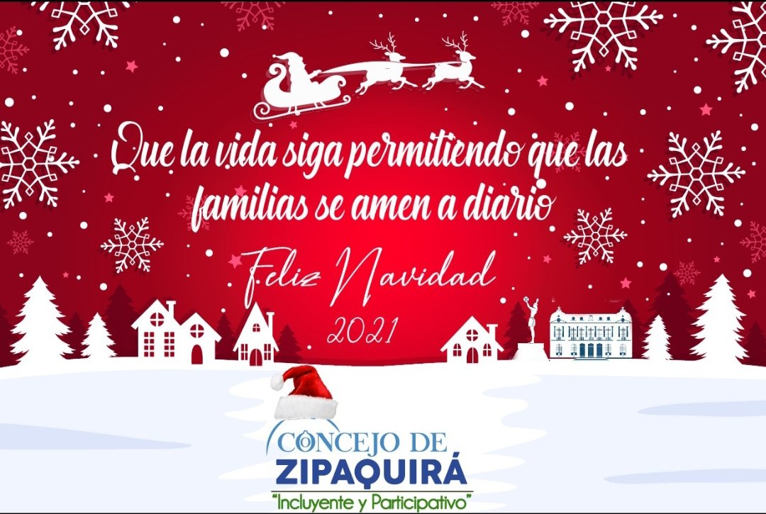 #ConcejoDeZipaquirá, #IncluyenteYParticipativo🤶🎅
