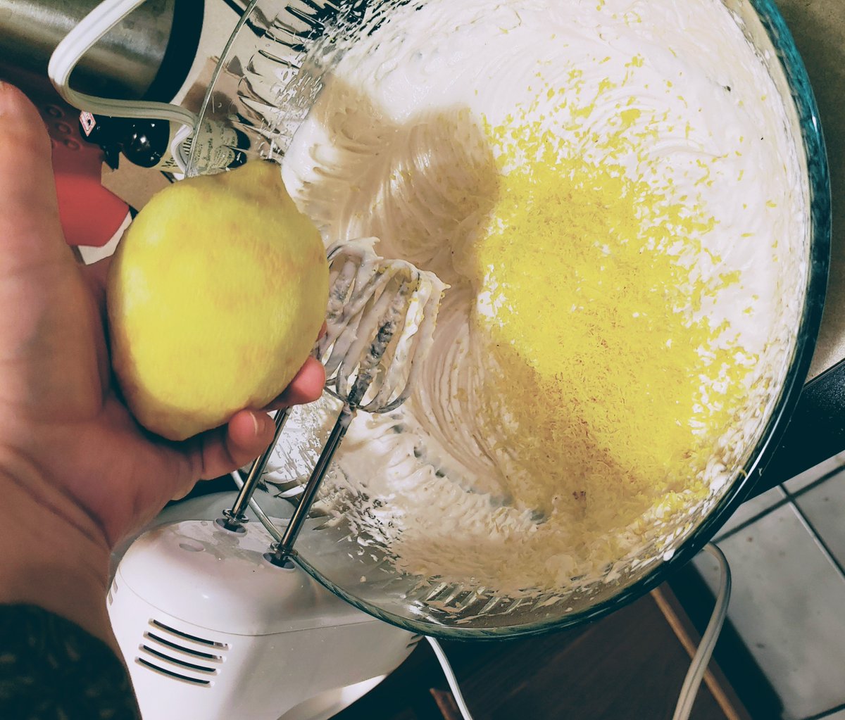 bea_telgeuse's tweet photo. Y'all! I have never zested a lemon before and I don't currently own any proper drinking glasses but look at this art!
And of course I'm continuing the #pride  theme in my glassware. And hello oldest tattoo. I see you.
(Simple Lemon Marg recipe from https://t.co/iSduXMklMP) 6/10 https://t.co/9Vg4bHGrrr