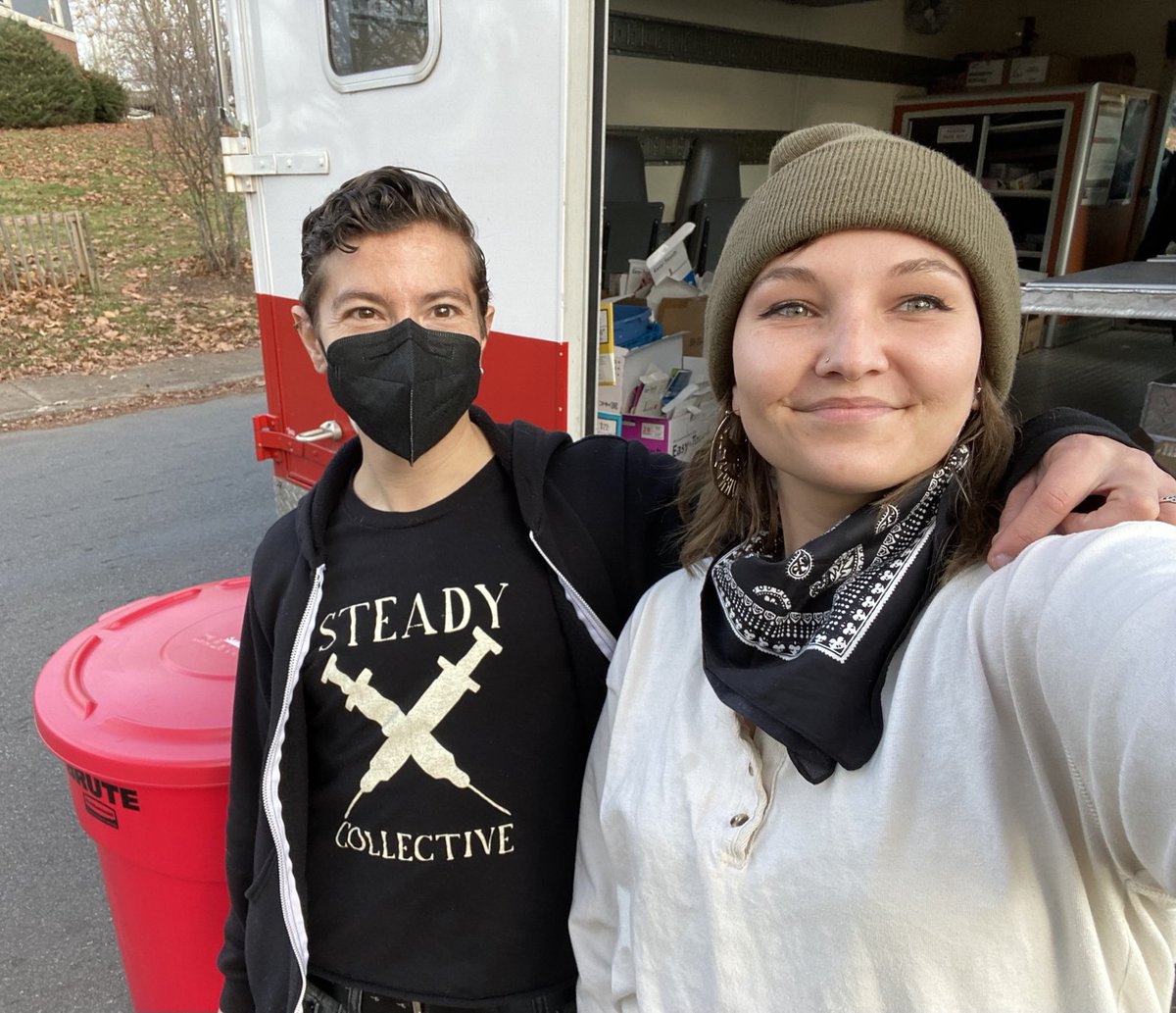 BaylaOstrach's tweet photo. Advantages of most Western North Carolina Harm Reductionists being Jews: 1) still holding safer consumption supplies outreach hours Xmas Eve; 2) doing outreach with somebody you also do Pesach, Rosh Hashanah, and Hanukkah with. #JewsofHarmReduction https://t.co/ROiY0yzort