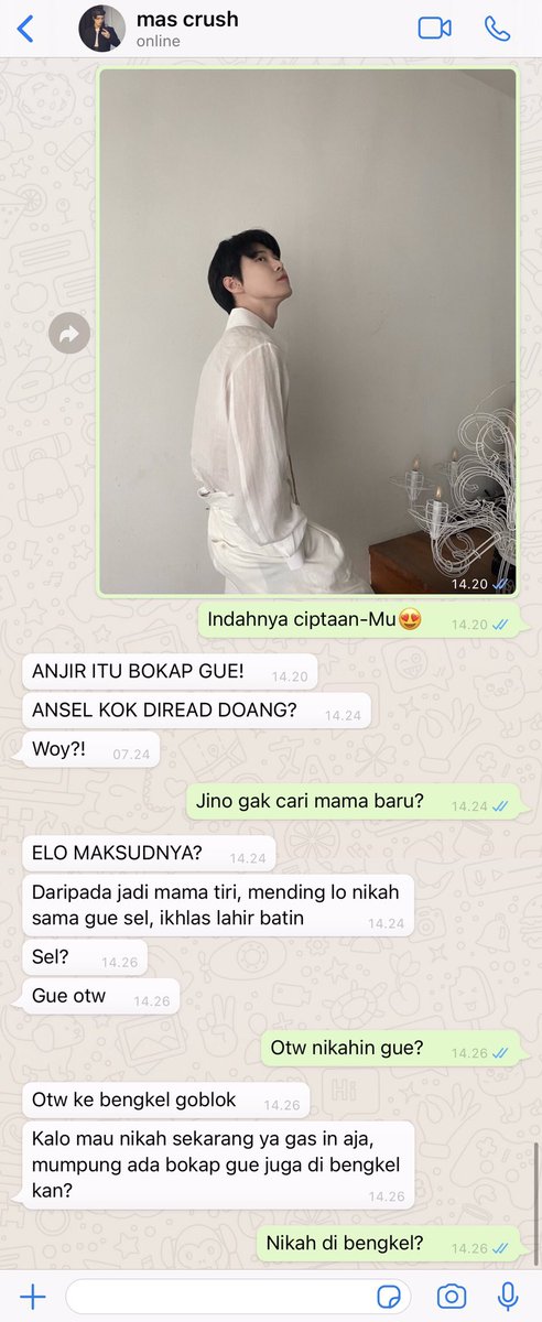 rubyaaww's tweet photo. Otw nikahin gue?

— lee jeno x doyoung nct one tweet au. https://t.co/pQv1riWmw5