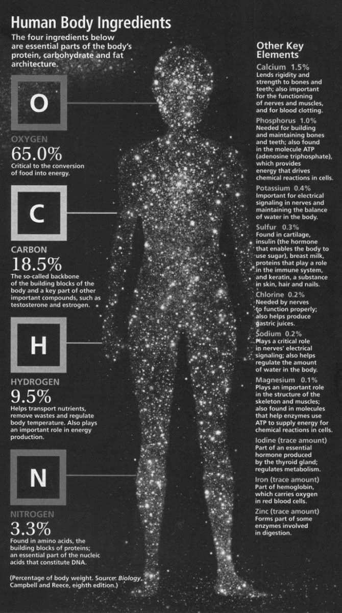 JoseCarlosCre's tweet photo. Los elementos cósmicos del cuerpo humano y las olas de energía.

The cosmic elements in the human body and waves of energy.

#cosmic #elements #cosmicelements #energy #wavesenergy #human #body #humanbody #waves https://t.co/9Gy3Eaetg1
