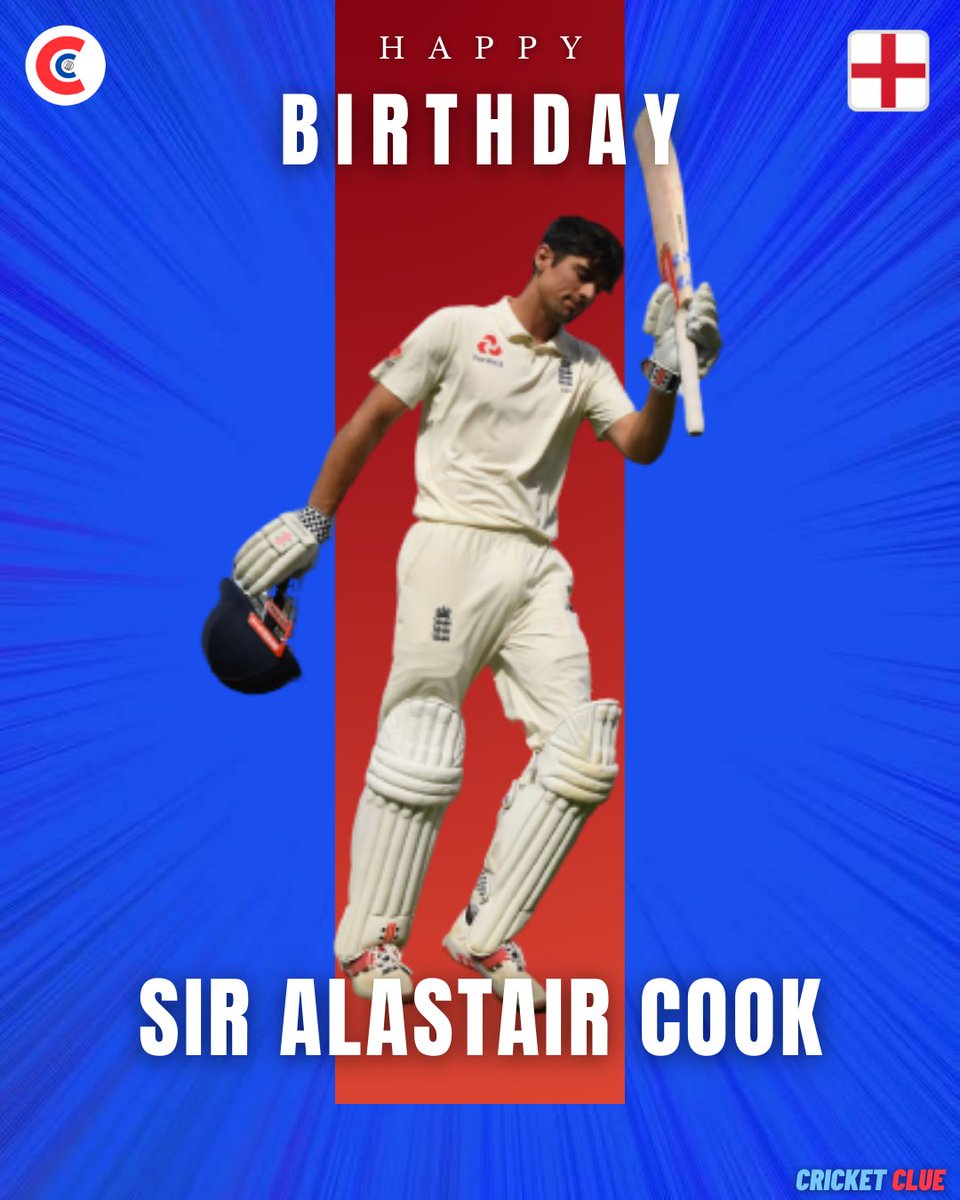 cricketclue247's tweet photo. Happy Birthday Sir Alastair Cook🥳🥳
#alastaircook #happybirthdaycook #ENGLAND #aahes https://t.co/cW6vM7z00o