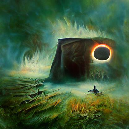 Black Hole Sun by Beksiński
#hypnogram
