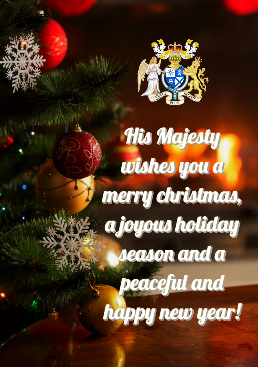 Merry Christmas and Happy New Year from the Royal Residence and the King. Ikonia lives on!