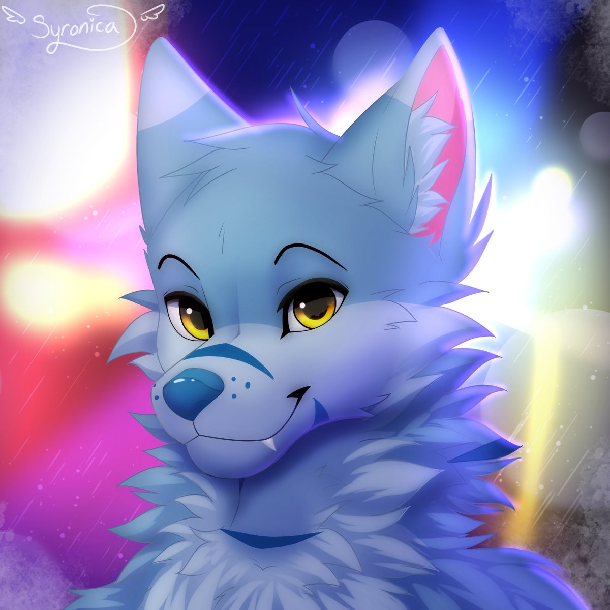 Syronica on X: Commission from Discord! #protogen #furry #fursona