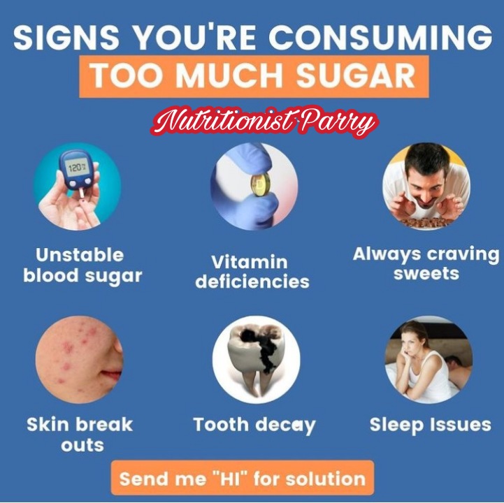 Signs you are consuming too much sugar 

P. S. I Have More More Nutrition Tips For You.Follow Me For That @MYNameiSGSB

#sugar #sugarfree #fruit #sugary #cookies #cakes #breakfast #healyeating #wellness #healthylife #healthtips