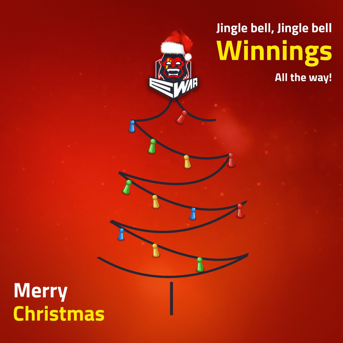 GamesEwar's tweet photo. Dear Santa, maintain social distancing. Let EWar handle gifts this year!
#MerryChristmas #MerryXmas #Christmas #ChristmasTree #ChristmasEveEve #Ewar #Ewargames #JingleAllTheWay #win #SocialDistancing #HoHoHo #gifts https://t.co/nxIn3j94eC