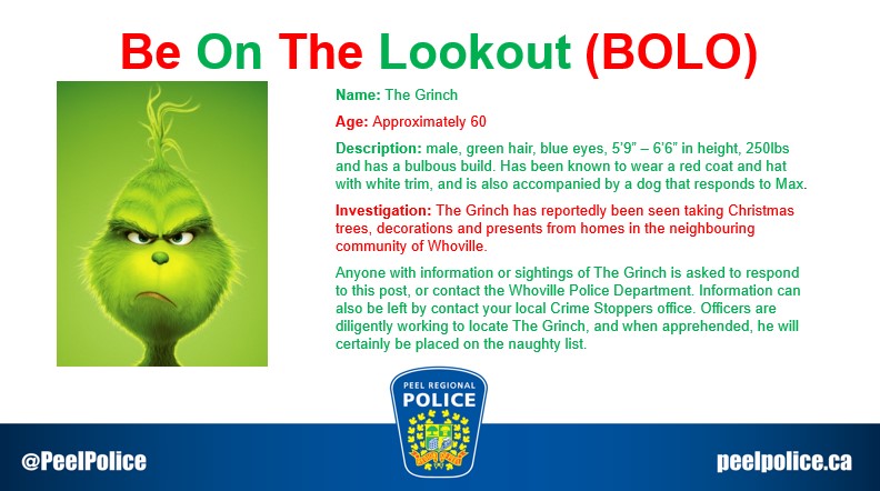 PeelPolice's tweet photo. Keep your eyes open! https://t.co/geYPuTYjyN