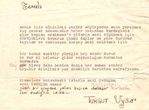 mevzudergisi's tweet photo. "bir bozuk saattir yüreğim hep sende durur"

- turgut uyar https://t.co/XpCKEp37ij