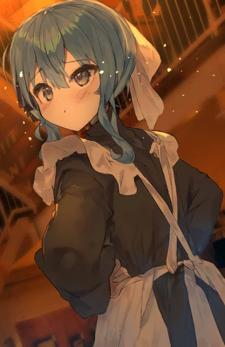 #ほしまちぎゃらりー 
メイドすいせい 