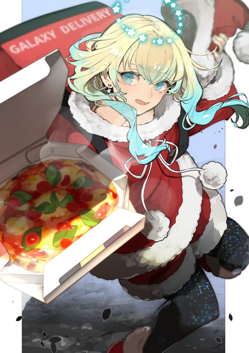 「メリクリぎゃらこ🎅 」|けろのイラスト
