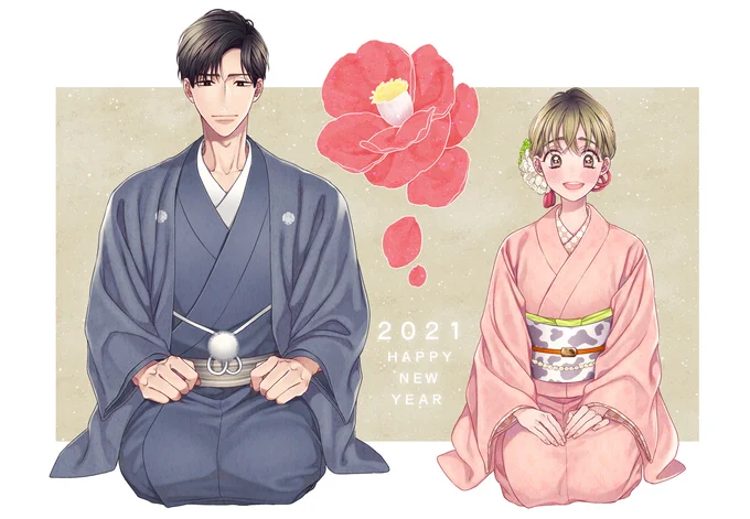 #2021年自分が選ぶ今年の4枚 

ここオトでちゃんとしたカラーイラストをあまり描いてないから強制的にこうなる並び😂
落書きはいっぱいしてたけど…来年はカラーでももう少し描きたいな❣ 