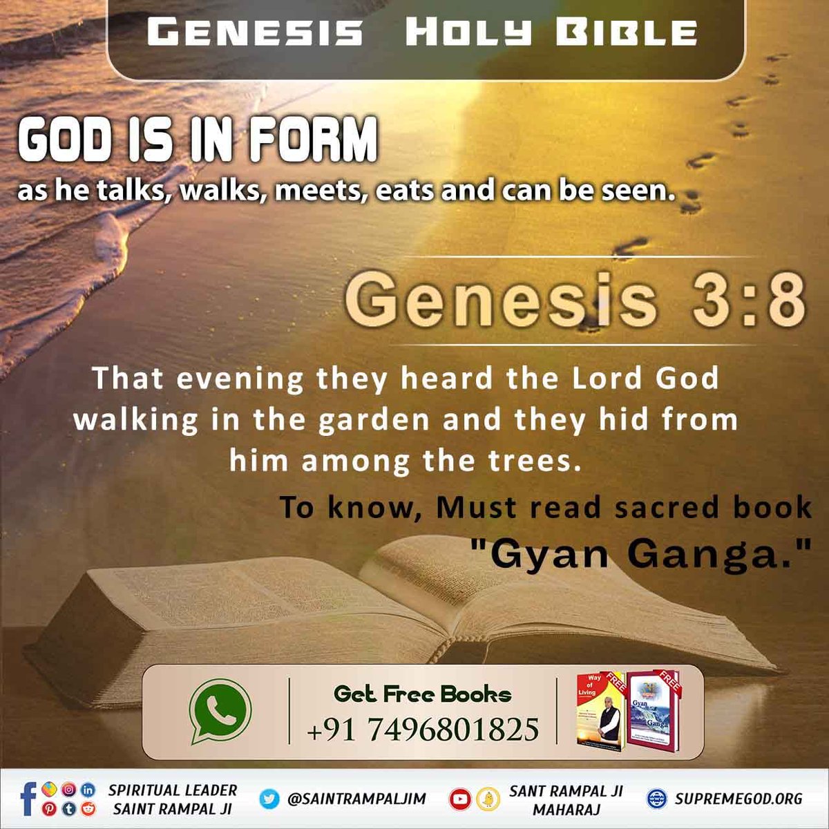 #BibleFactsOnChristmas

Bible Genesis 3:8 proves that God is in form.

 - That evening they heard the Lord God walking in the Garden. And they hid from him among the trees.