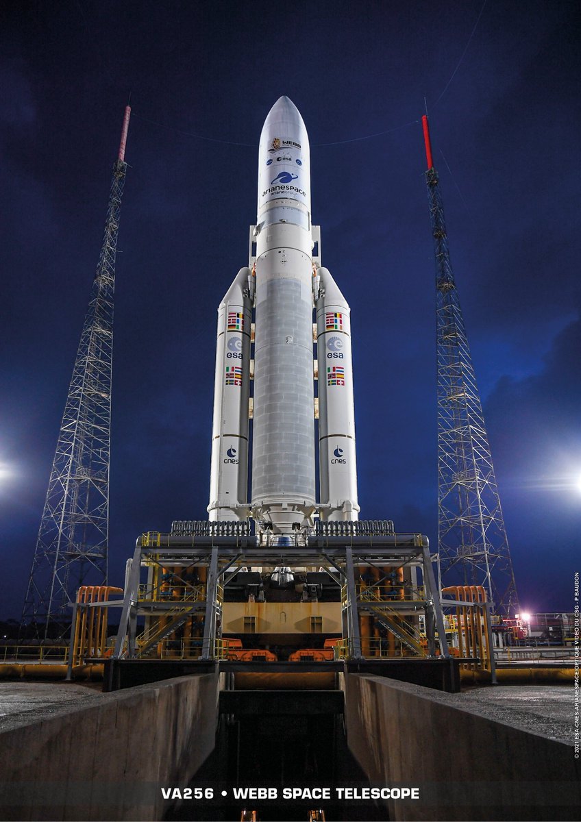 ⏰ T-10:23:00 ENCENDIDO DEL ARIANE 5 

En estos momentos el cohete Ariane 5 que lanzará al James Webb ya debería haber sido encendido por los técnicos y ingenieros Arianespace 🚀

❓ ¡Si tienen preguntas pueden hacérnoslas llegar!
#JWST #JamesWebb #NASA #ESA