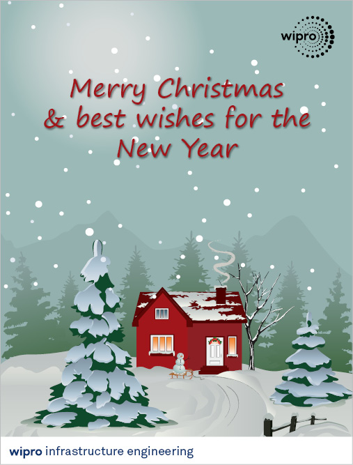 Wipro Infrastructure Engineering wishes you a Merry Christmas and a Happy New Year!

#ChristmasWishes #NewYear2022