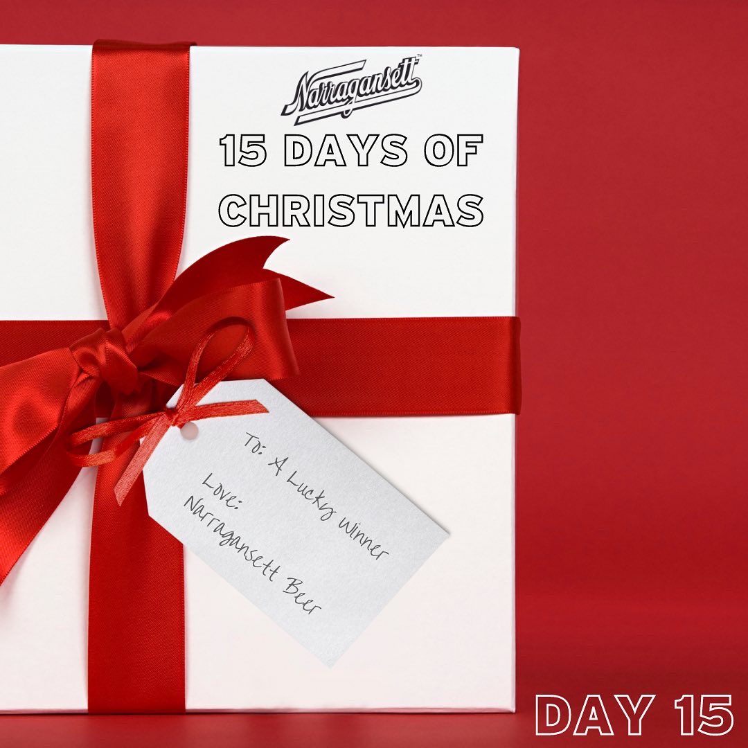Gansettbeer's tweet image. Day 15 of ‘Gansett Christmas! We’re giving away 10 six packs to 10 people. RT and Follow to win! 🎄