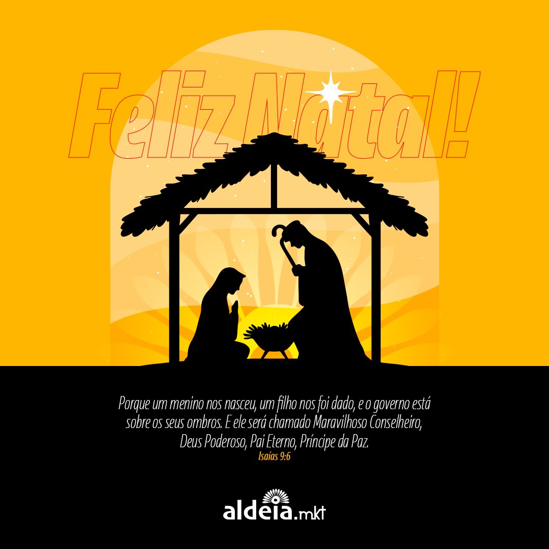 Aldeia_'s tweet photo. Que Jesus seja o centro de toda comemoração. Viva o Rei! Ele nasceu! Feliz Natal!

#AldeiaMKT #FelizNatal #Mkt #propaganda #maraba #parauapebas https://t.co/NsStENs8uU