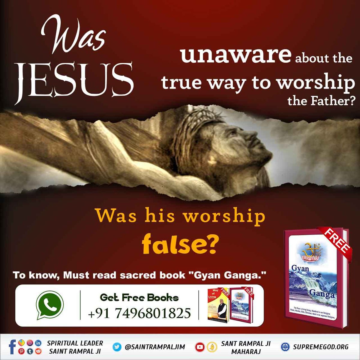 #BibleFactsOnChristmas
God can increase the life span of a human being. But Jesus died. He was a pious soul but not the supreme power. His way of worship was not according to the scriptures. True worship of supreme God Kabir can extend the age of a true devotee.