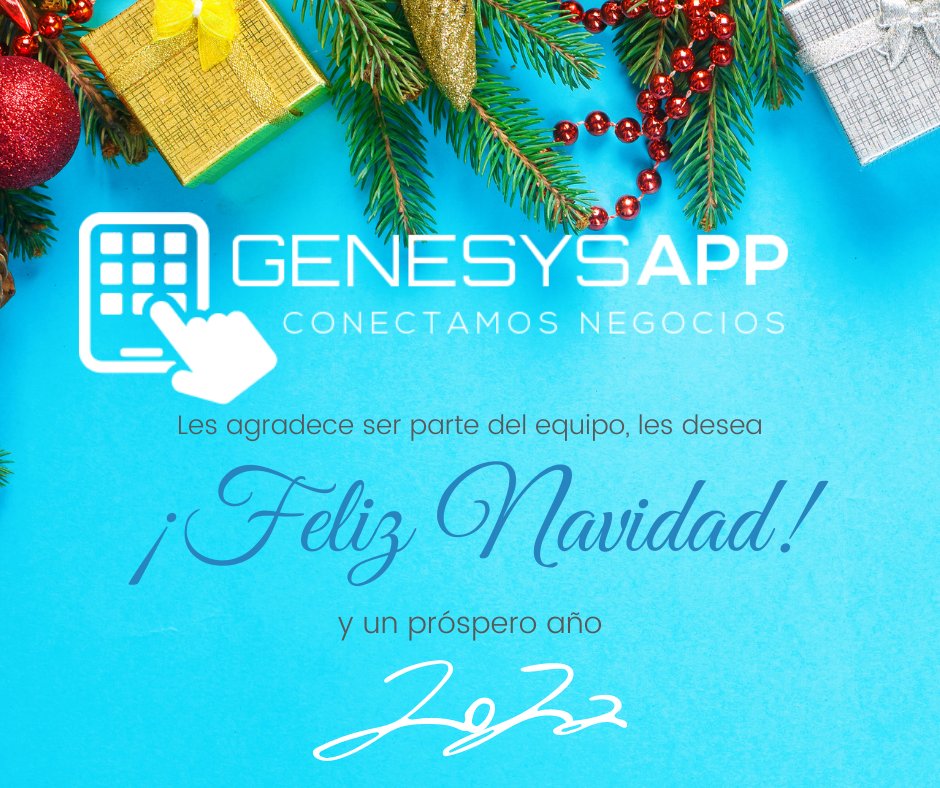 GenesysAppMX's tweet photo. ❄🤶 ¡Feliz Navidad! 🎅❄ 
        🎄🧑‍🎄🎉🥳🎁🥂

#genesysapp #feliznavidad #felizdia #24dediciembre https://t.co/NdIRzHQTm9