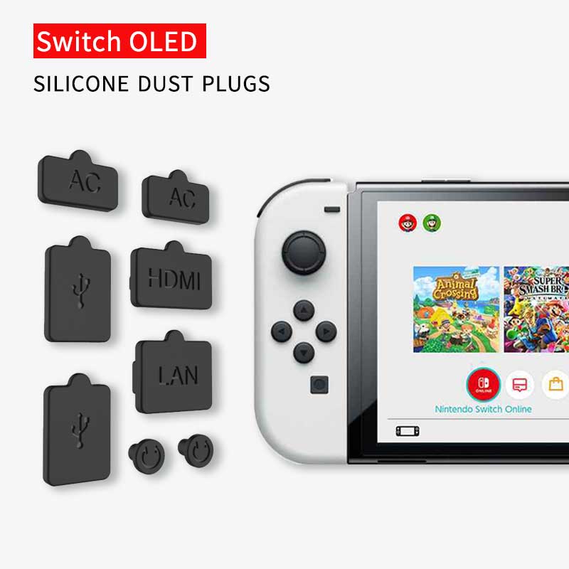Aolion10's tweet photo. Dust Plugs For N-Switch OLED 

It can effectively prevent dust into it, protect your N-Switch Oled console；Easy to install；Environment friendly material, soft and wear-resistant，will not cause wear to the console.

#aolion #nintendoswitch #nintendo #SwitchOLED   #dustplugs https://t.co/eLWeNF07xQ