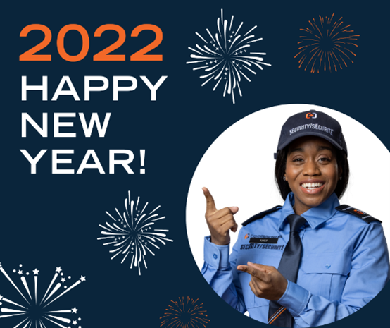 Happy New Year! From all of us at Commissionaires, we wish you well in whatever this new year brings!