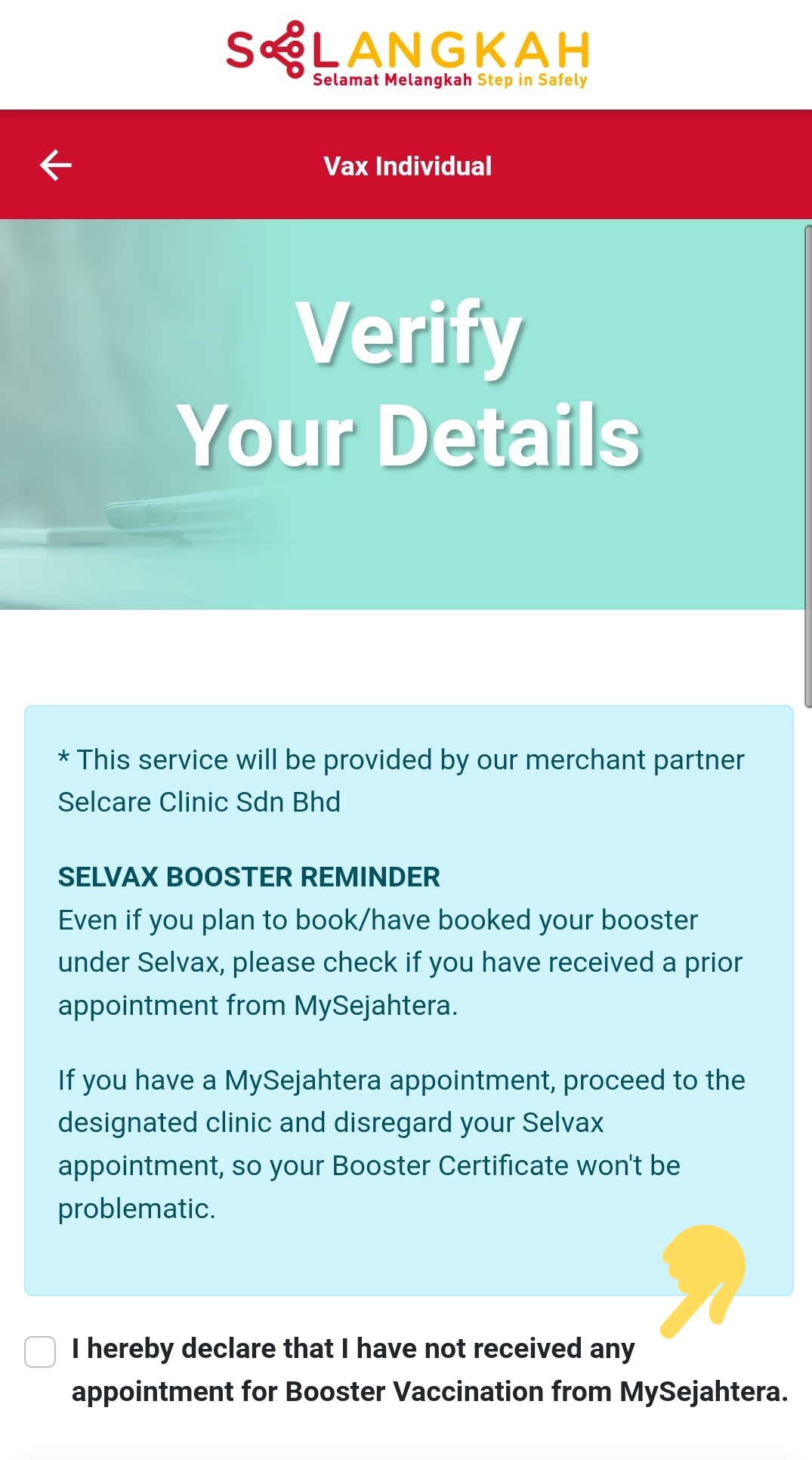 Selvax booster selangor