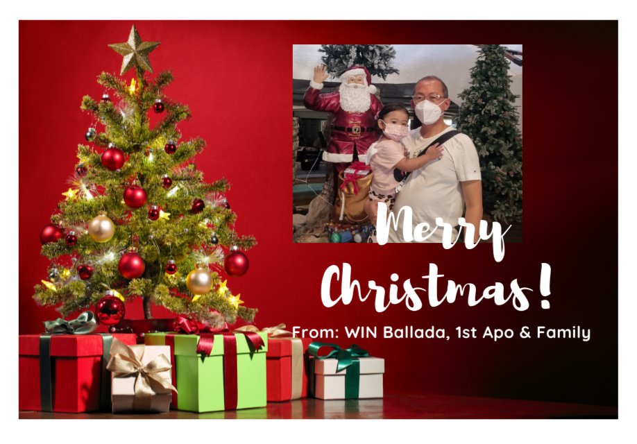 WINballada's tweet photo. Merry Christmas po! 
From: #WINballada https://t.co/NlJ22lo3Aa