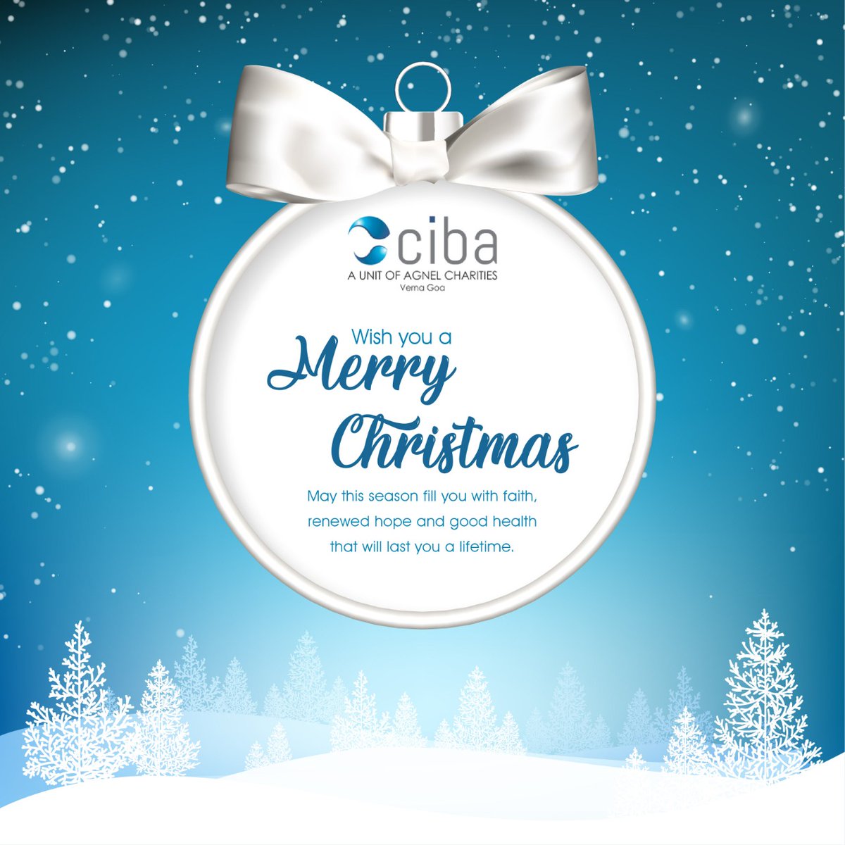CIBAGoa's tweet photo. Wish you a Merry Christmas. May this season fill you with faith, renewed hope and good health that will last you a lifetime. https://t.co/Tf6nX4P1GQ