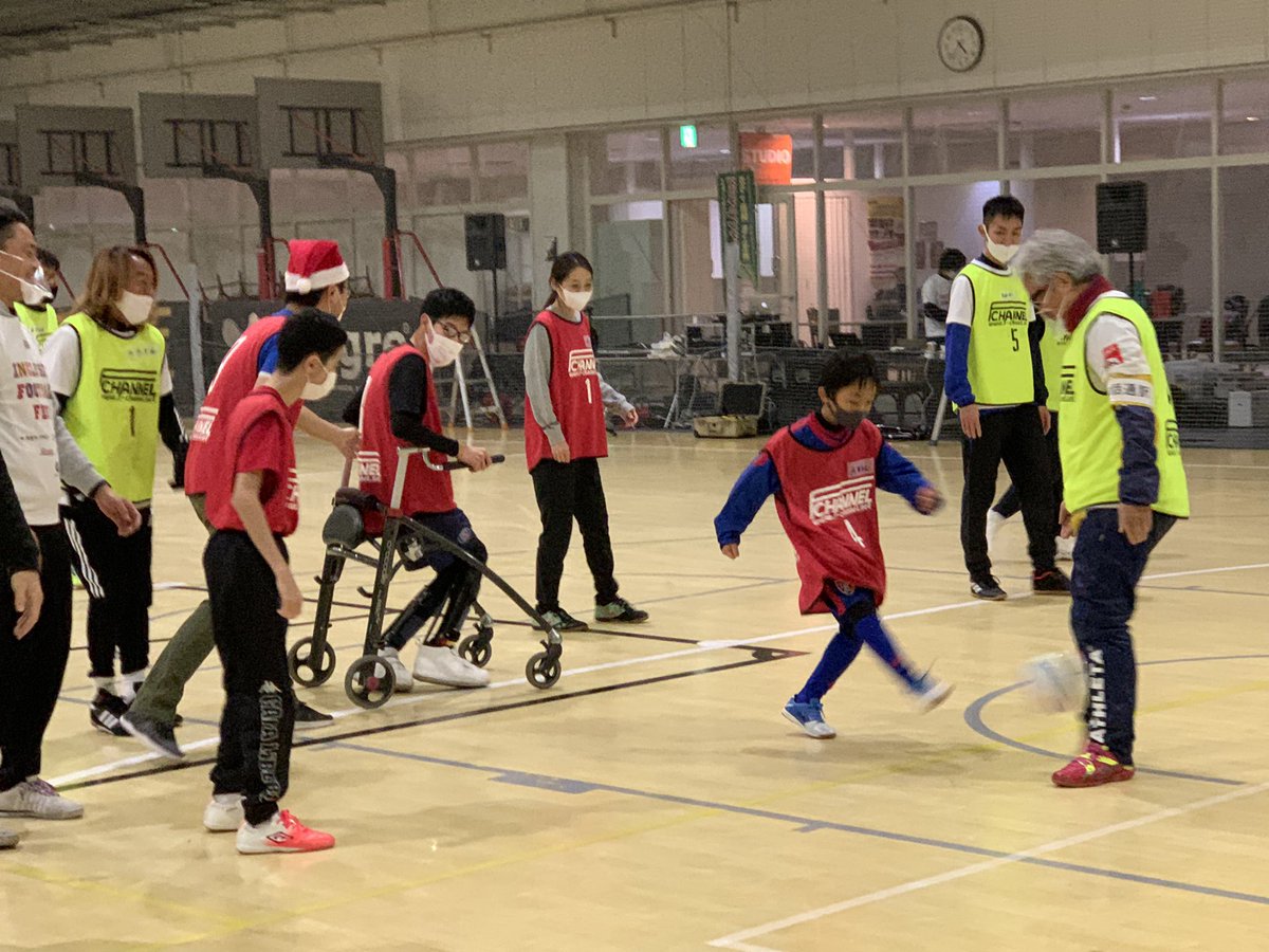 まぜこぜウォーキングフットボール、盛り上がってます！#JIFF #inclusive