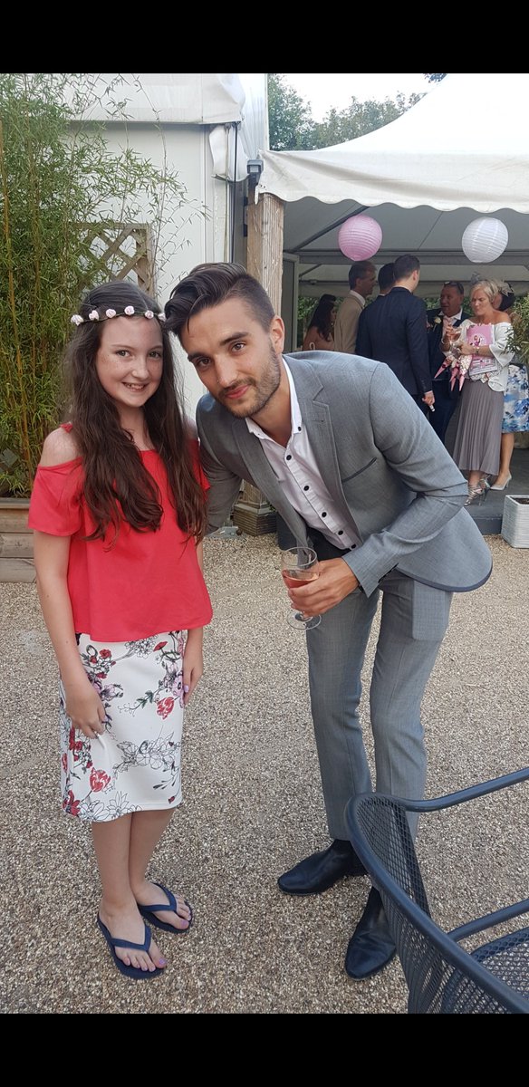 bretttemple's tweet photo. @TomParker Hi tom any chance of a happy birthday for my daughter Robyn who is 18 today....that was at emme and rich wedding...hope you are all well. https://t.co/wtU6E5ARaJ