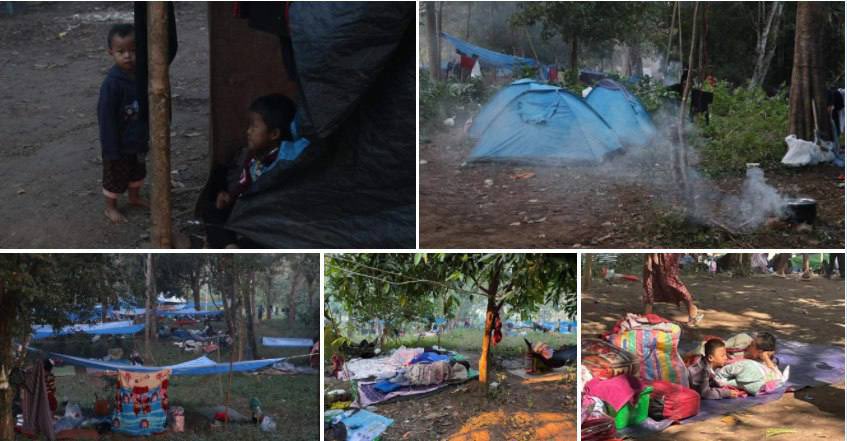 tsmay95's tweet photo. At least 13,000 villagers from 6 villages have been displaced since Dec 15 since SAC launched offensive airstrikes &amp; heavy artillery shells in Laykaykaw area, Myawaddy.
#PropagandaOfWorld 
#Dec25Coup  
#WhatsHappeningInMyanmar https://t.co/hWBZ5bwBop