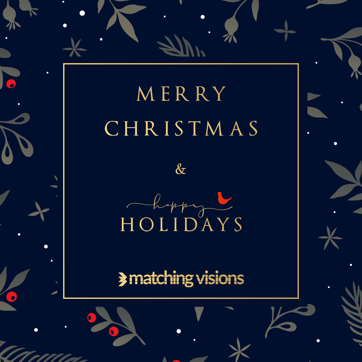 MatchingVisions's tweet image. Matching Visions wishes you all a merry Christmas and hope that you have an amazing full of joy and happiness! ❄️💙