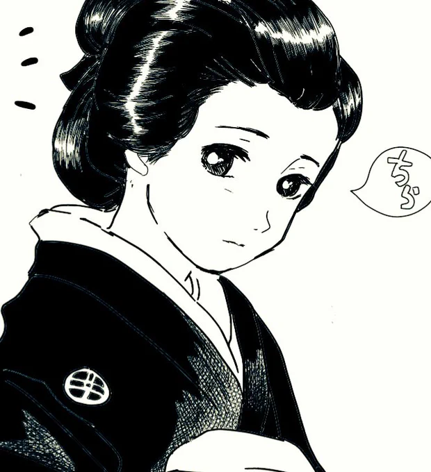 このキャラはベタ塗りしない髪だった!レイヤー統合した後に気づいたが、鬘をかぶった事にしようかな。 