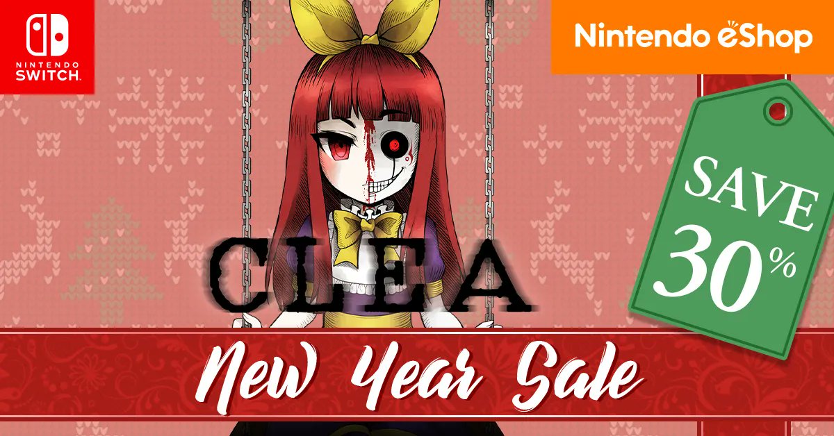 SekaiGames_'s tweet photo. Save up during the #NewYearSale on @Nintendo eShop Japan!

Clea https://t.co/fzzJlqB3FI 30% off
A Magical High School Girl https://t.co/M7uUFFbTM2 50% off
fault - milestone one https://t.co/M4CCPEzCxa 40% off
WORLD END ECONOMiCA ~complete~ https://t.co/7uHjwwHE52 30% off https://t.co/dBBjam9a4J