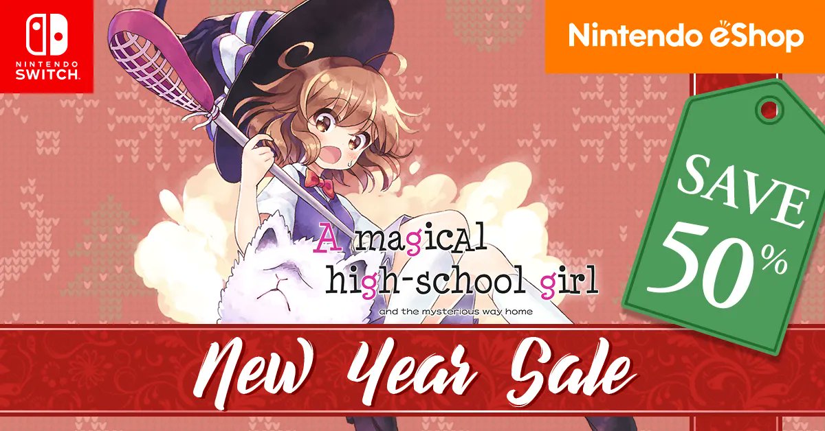 SekaiGames_'s tweet photo. Save up during the #NewYearSale on @Nintendo eShop Japan!

Clea https://t.co/fzzJlqB3FI 30% off
A Magical High School Girl https://t.co/M7uUFFbTM2 50% off
fault - milestone one https://t.co/M4CCPEzCxa 40% off
WORLD END ECONOMiCA ~complete~ https://t.co/7uHjwwHE52 30% off https://t.co/dBBjam9a4J