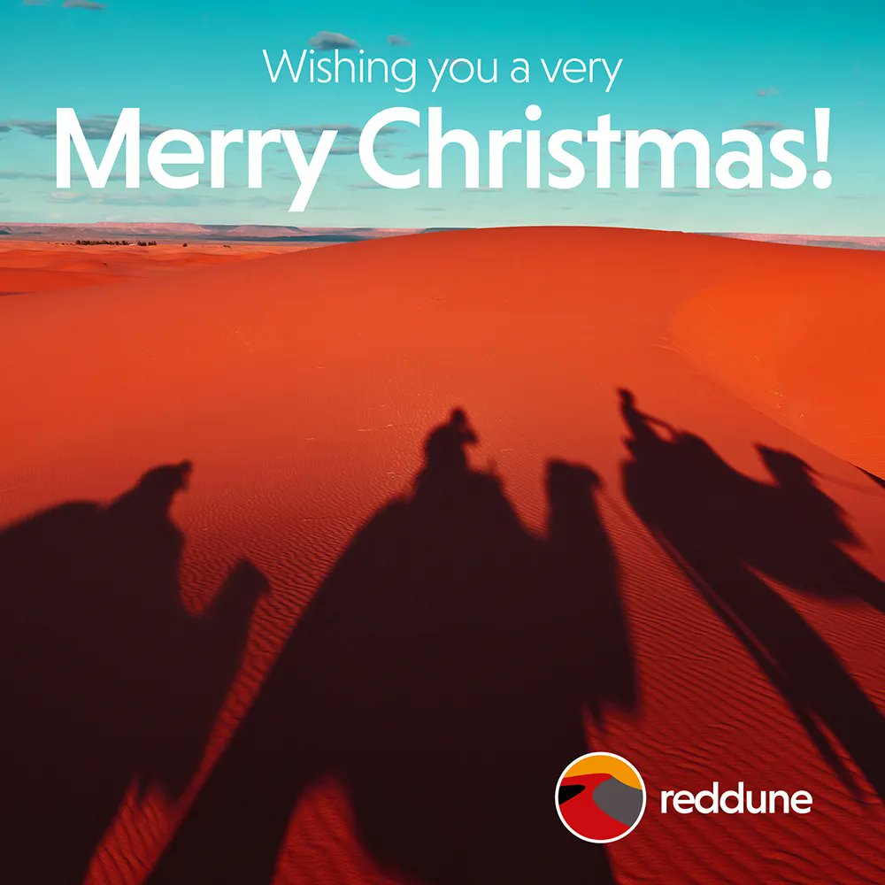 RedDuneWeb's tweet image. Merry Christmas from all of us at Red Dune.