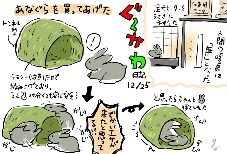 ぐ〜かわ日記 新アイテム投入 