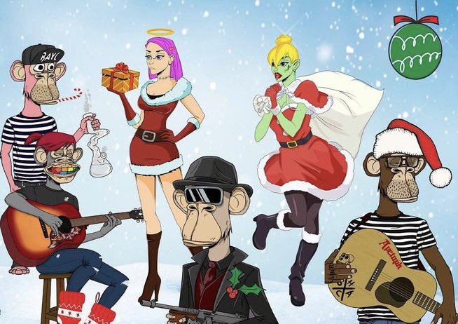 nft_cryptogang's tweet photo. Merry Christmas everyone.                  Its time for a Christmas giveaway 🎄

I will pick 100 random winners from the comments 💬

To participate you must

Follow me

Like and Retweet 

Tag 3 friend 

Comment your ETH address

 #ChristmasGiveaway #nftart #NFTs https://t.co/VdN8YGOvUR