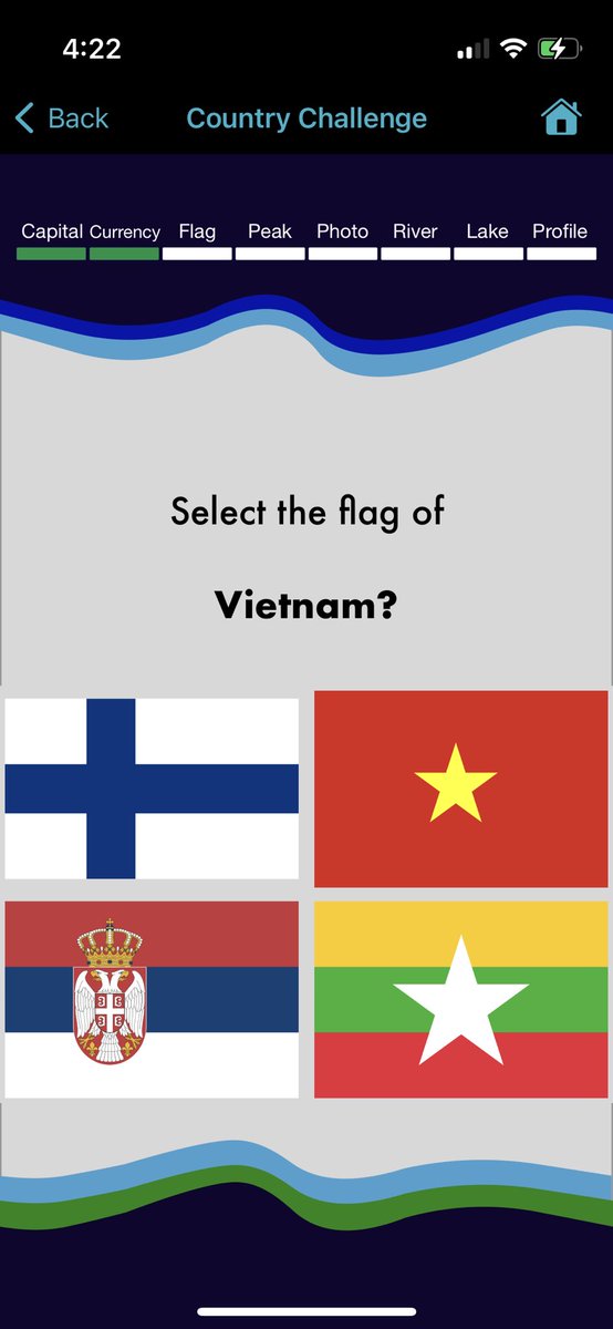 geowhizzapp's tweet photo. Merry Christmas from GEO WHIZZ ! They’re playing Geo Whizz in Vietnam today  - download and see if you can get 8/8 in the Challenge game. Here’s the first 4 questions. Enjoy! https://t.co/w1NvRHBIxd