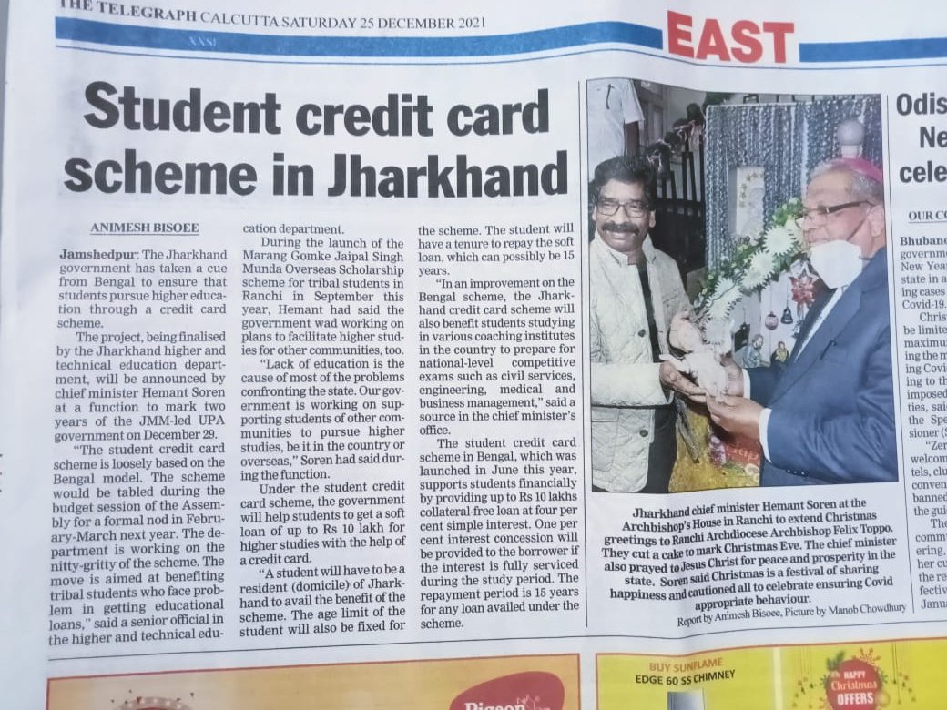 This will be the best New Year gift from the <a href="/HemantSorenJMM/">Hemant Soren</a> Government to the students (of Jharkhand) who aspire to pursue higher education in India or abroad.