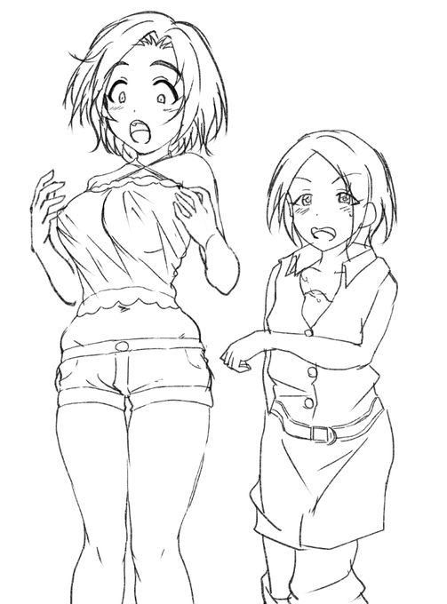 ラクガキ
突然肉体年齢が入れ替わった薫ちゃん(23)とあいさん(9) 