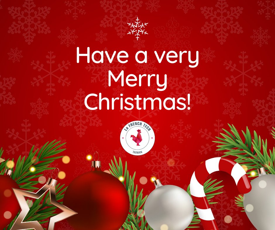 FrenchTechTW's tweet photo. La French Tech Taiwan is wishing everyone a Merry Christmas 🎄 #joyeuxnoël 🎄 #聖誕快樂 🎄
https://t.co/Ybno6RmIIg
#frenchtechtaiwan #merrychristmas #France #Taiwan https://t.co/1erKzJNMGm