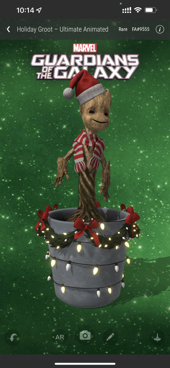 EDNCRY's tweet photo. 起きたらグルートのレア引けてて嬉しい🎄🎅
#veve #VeVecollectibles #Marvel #GuardiansoftheGalaxy https://t.co/XnIHwDE2tr