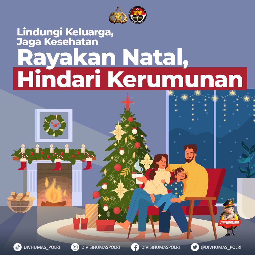 BabelBid's tweet photo. Pandemi belum berakhir, disusul dengan munculnya Varian Omicron. Yuk, saling menjaga kesehatan dan keselamatan dengan merayakan Natal di rumah, dan hindari kegiatan yang menimbulkan kerumunan.

#NataruTetapProkes
Vaksinasi 70persen https://t.co/E73hpkYGez