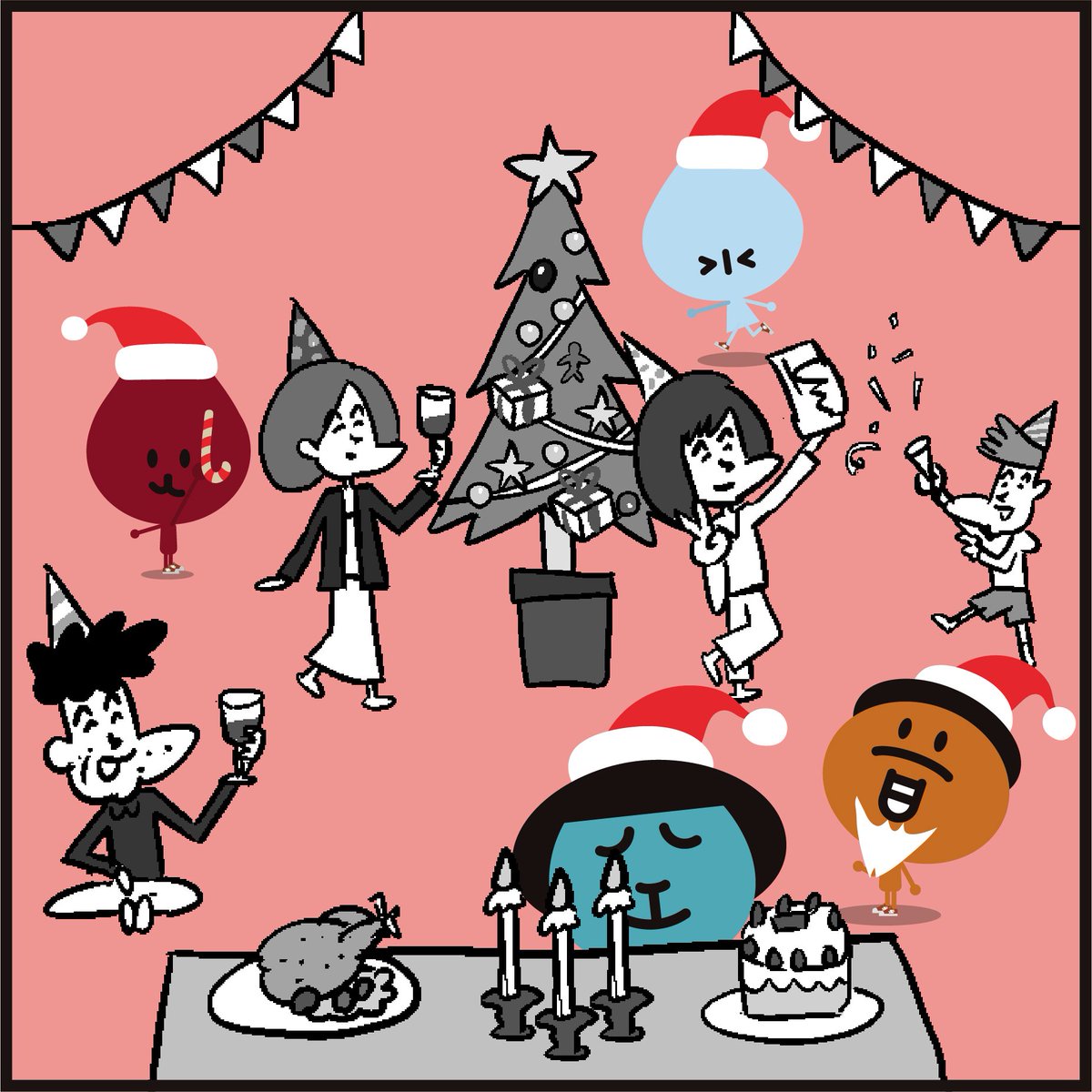 メリークリスマス Happy Horidays 良い かんじもん Kanjimon の漫画 メリークリスマス Happy Horidays 良い かんじもん Kanjimon の漫画