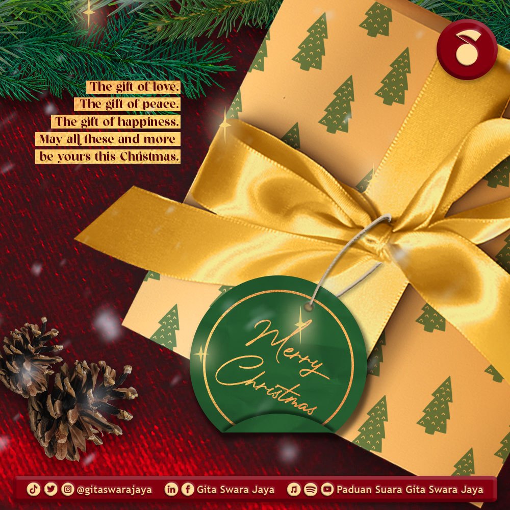 Selamat Hari Natal bagi teman - teman yang merayakan.🎄 
Semoga kehangatan Natal hadir di antara kita, baik secara maya maupun nyata. Stay Safe!✨

#PSGSJ
#ManyGiftsOneSpirit
#ChristmasInPSGSJ