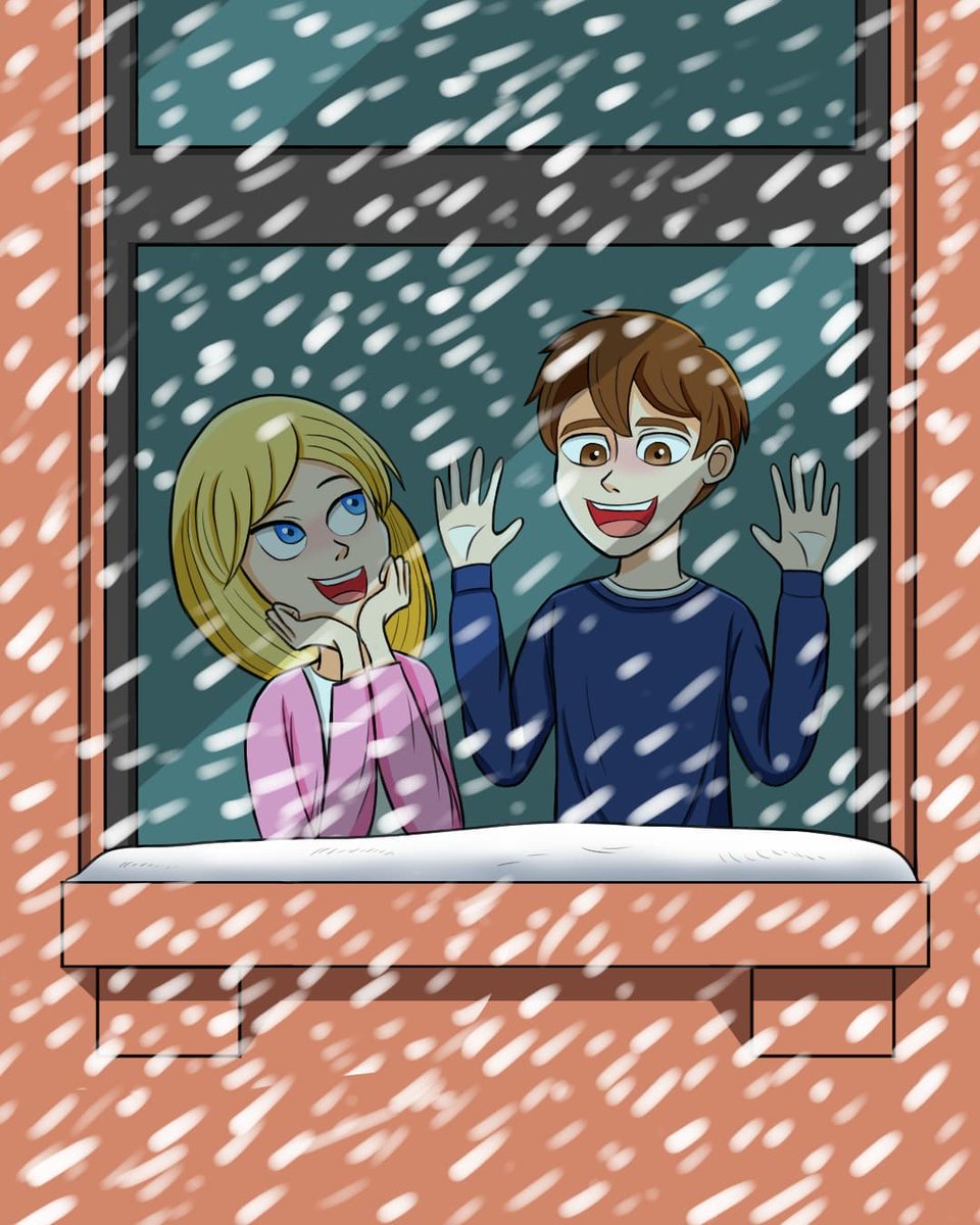 KenJH00's tweet photo. WATCHING OUTSIDE THE WINDOW ON A SNOWY DAY
Twins are enjoying the snowy scenery, and they forgot to fight each other in no time.
#snowyday #winter #december #jenny #jesse #twins #daily #cartoon #comic #cartooncharacter #drawing #illustration https://t.co/C5xWzVhhWT